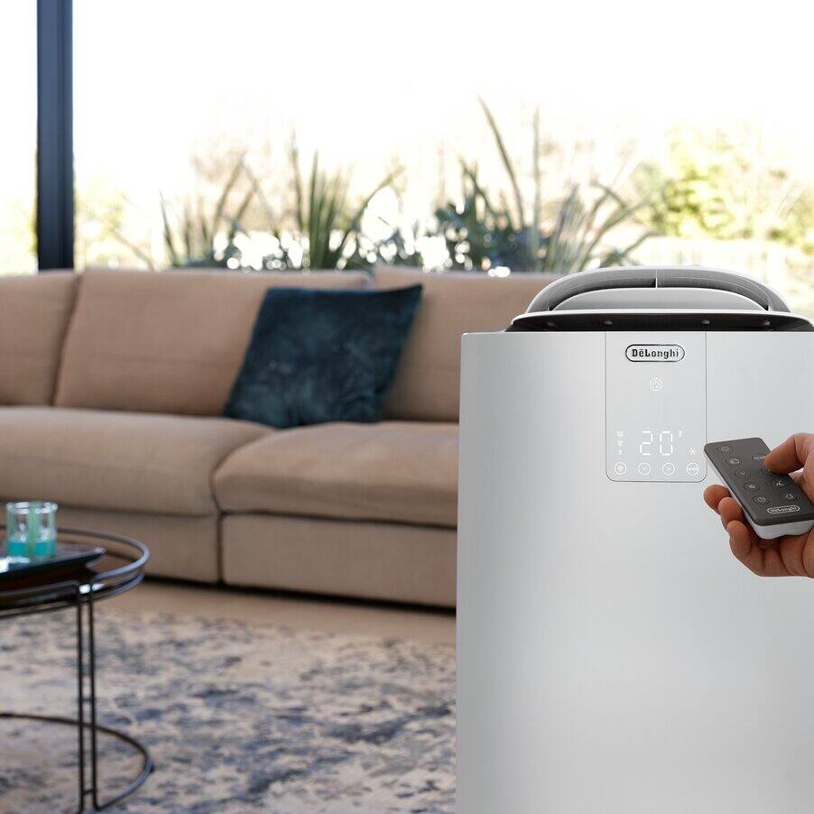 Écran, Comfort Light et télécommande du Pinguino GentleJet