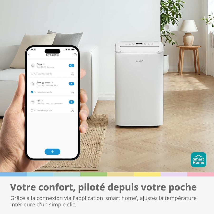 Pilotage du Comfee Breezy Cool depuis l application smart home